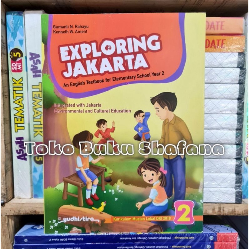 ORIGINAL !!! BUKU EXPLORING JAKARTA KELAS 1 2 3 4 5 6 SD/MI MULOK 2018 YUDHISTIRA