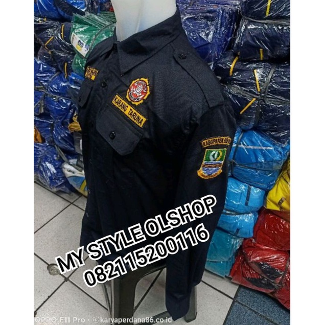 KEMEJA KARANG TARUNA PANJANG KEMEJA HITAM KARANG TARUNA KEMEJA TERBARU KARANG TARUNA KEMEJA MURAH