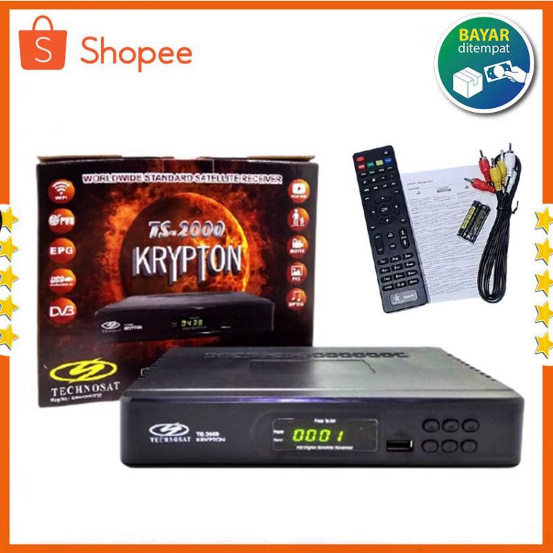 RECEIVER T21 TECHNOSAT KRYPTON DIGITAL FTA SATELITE C-KUBAND