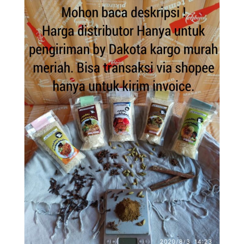 

DISTRIBUTOR min.200 pc BASMATI KEBULI/MANDHI/BRIYANI/KABSAH/BUKHORI MOHON BACA DESKRIPSI