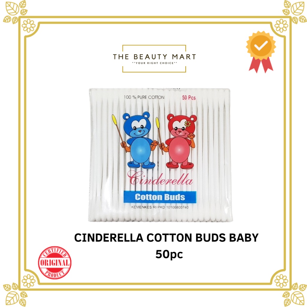 CINDERELLA COTTON BUDS BABY isi 50pc