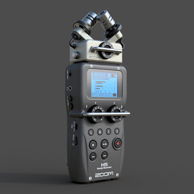 Zoom H5 Handy Recorder with Interchangeable Microphone System