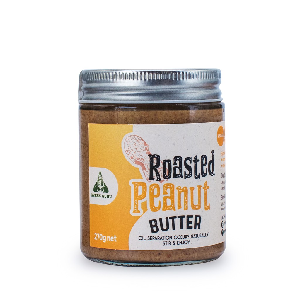 

Roasted Choco Peanut Butter 270Gr (Unsweetened, Gluten Free, Vegan, Keto)