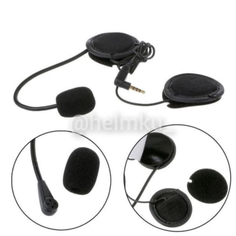 Aksesoris Intercom Ejeas V4 V5 V6 V6 Pro Speaker Mic Intercom-1