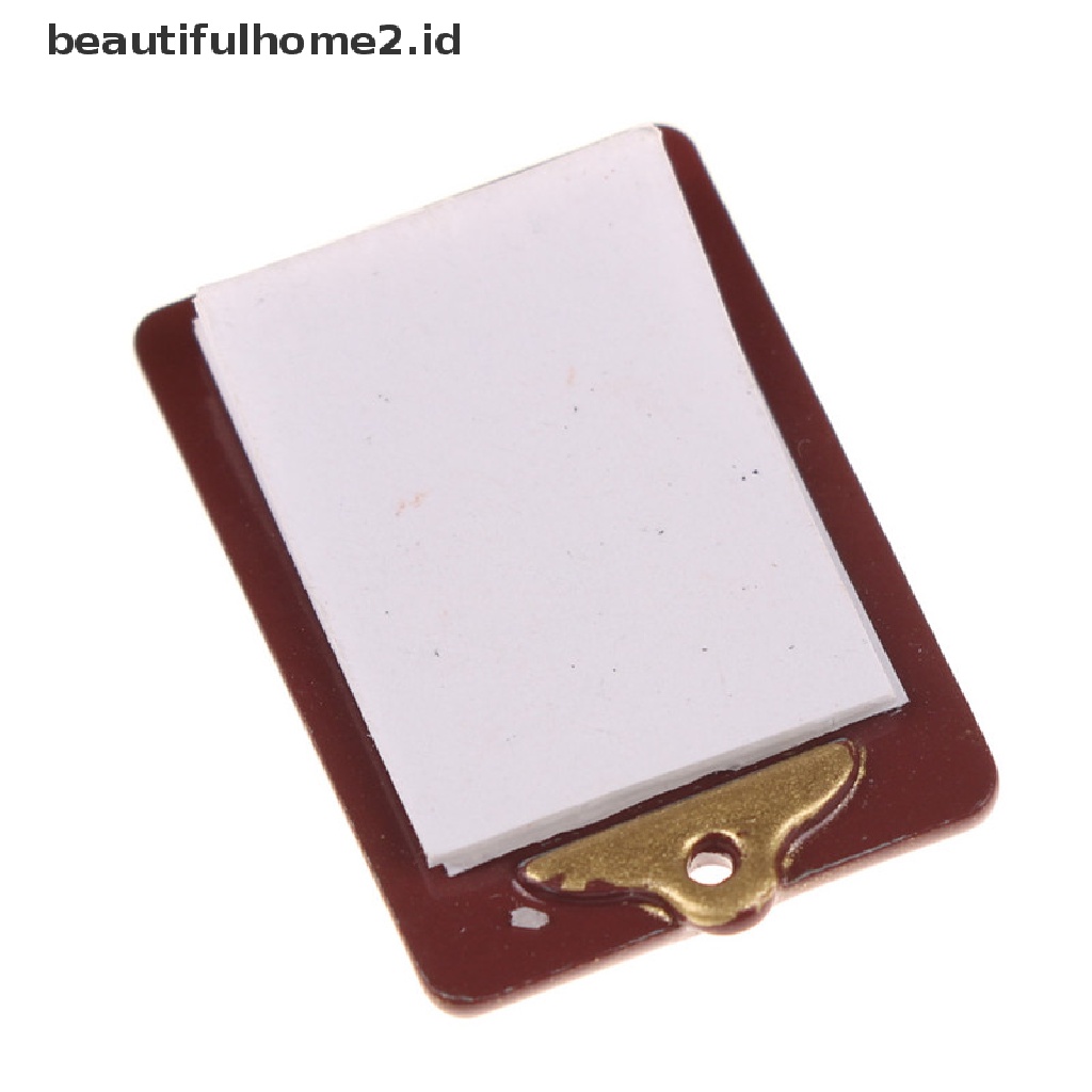 (Beautifulhome2) Buku Literatur Bahasa MandarinId Miniatur Papan Clipboard Untuk Aksesoris Rumah Boneka