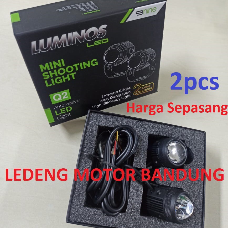 Lampu Sorot Q2 Led Mini Shooting Light Laser 2 Colors Luminos 9nine