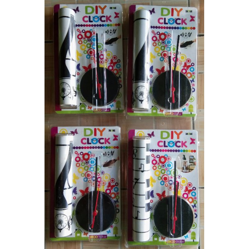menjual jam dinding, jam dinding unik, jam dinding motif musik, jam dinding sticker