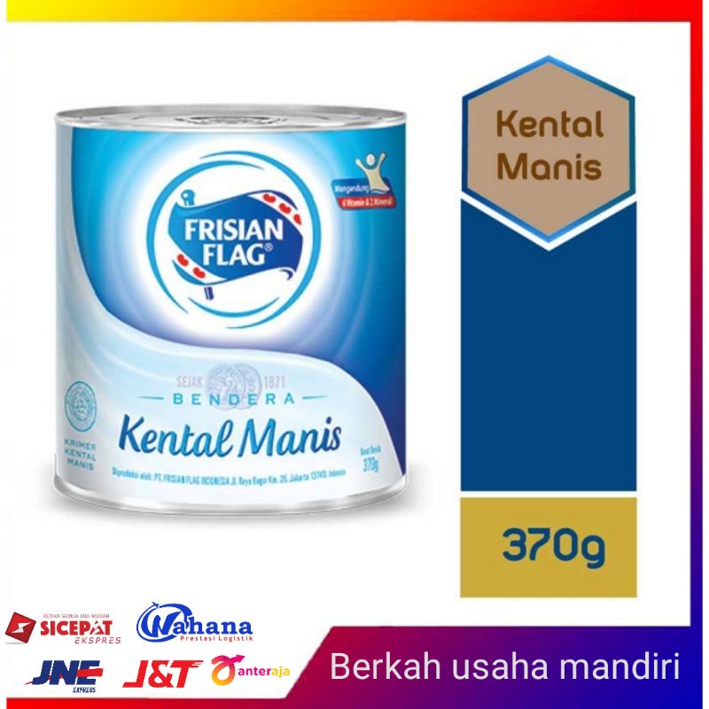 

FRISIAN FLAG Kental Manis Kaleng 370g