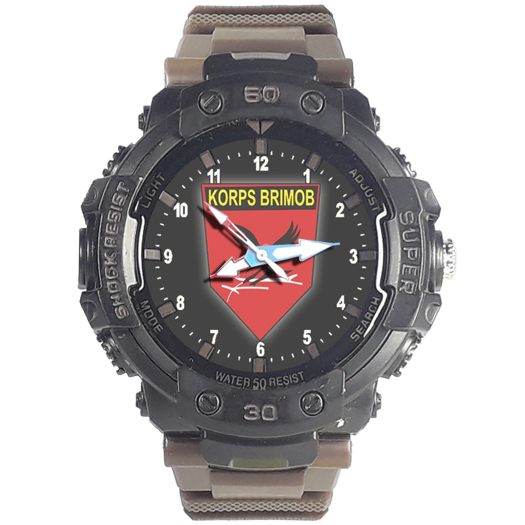 Jam Tangan  KORPS BRIMOB SPORT Bagus