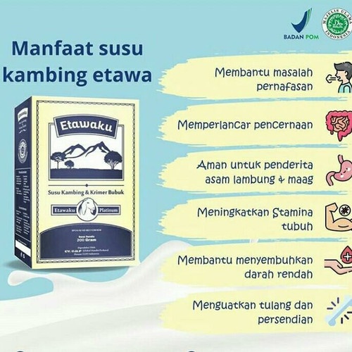 Susu Kambing Etawaku - Sangat Baik Untuk Kesehatan 200 gram