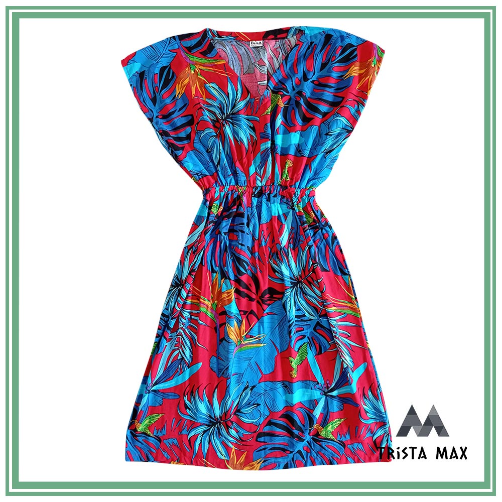 Daster Manohara Size Tanggung - Daster Bali Anak Perempuan -  Daster Manohara Motif Bunga