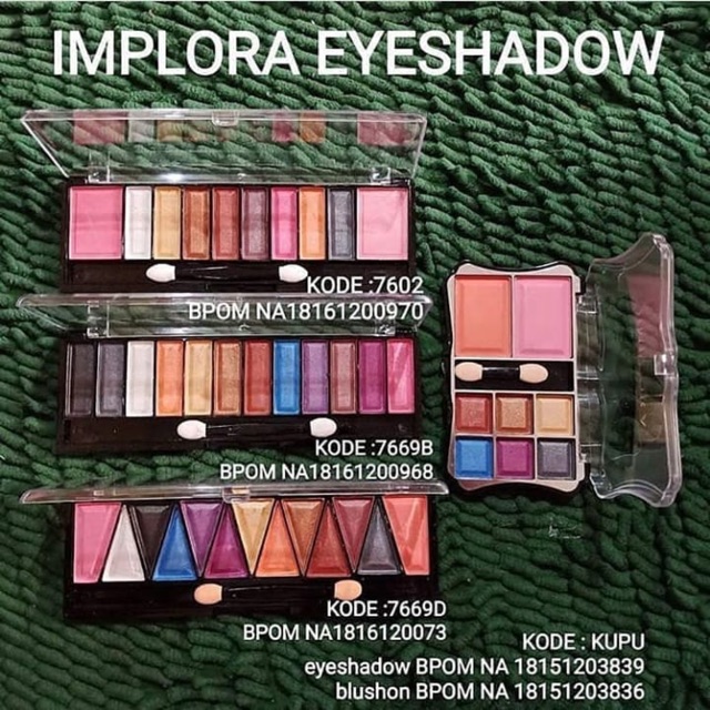 IMPLORA Eyeshadow BPOM | Cappadocia | Summer | Midnight