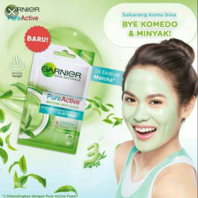 Garnier matcha mask