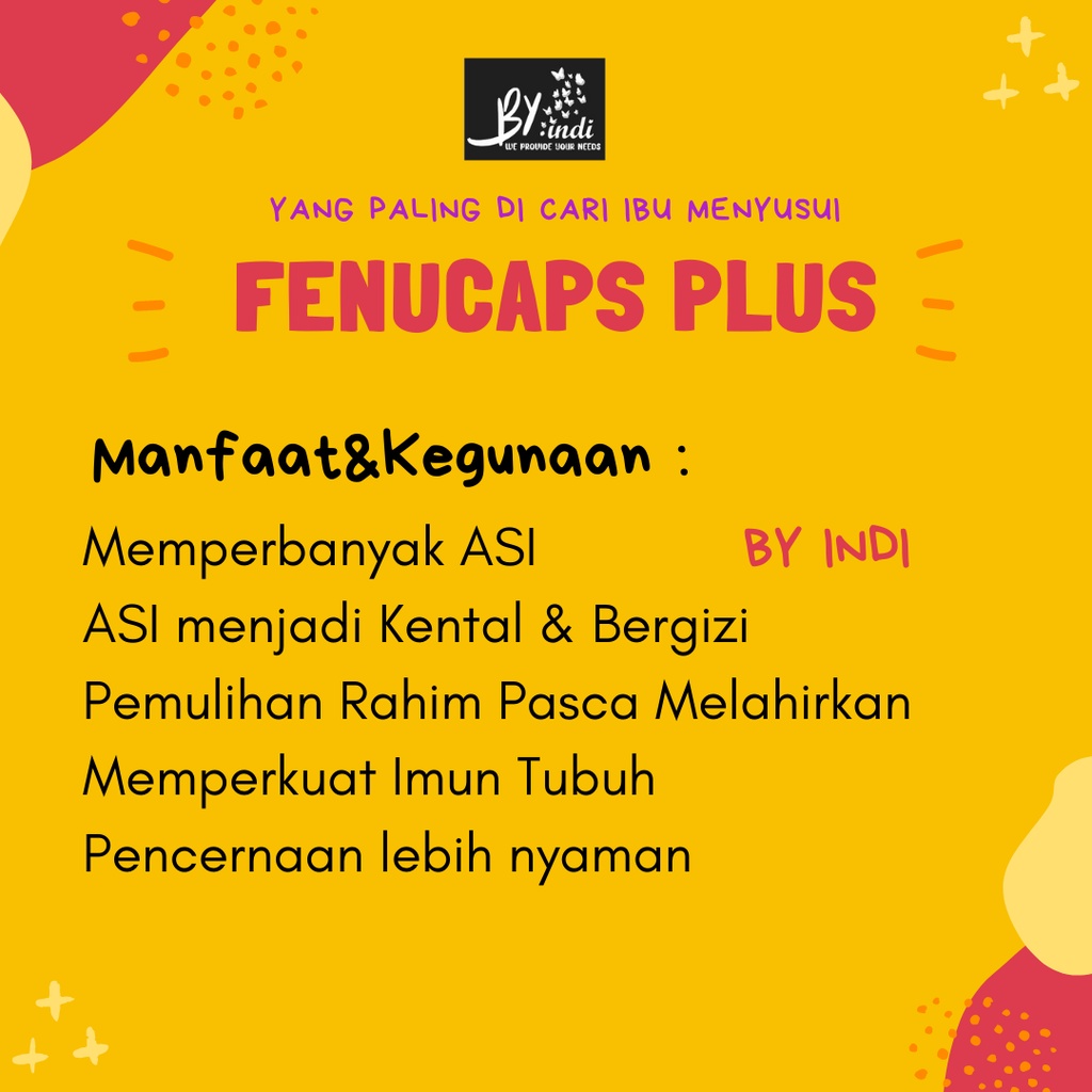 PAKET HEMAT FENUCAPS DAN LECICAPS DUO COMBO ASI BOOSTER