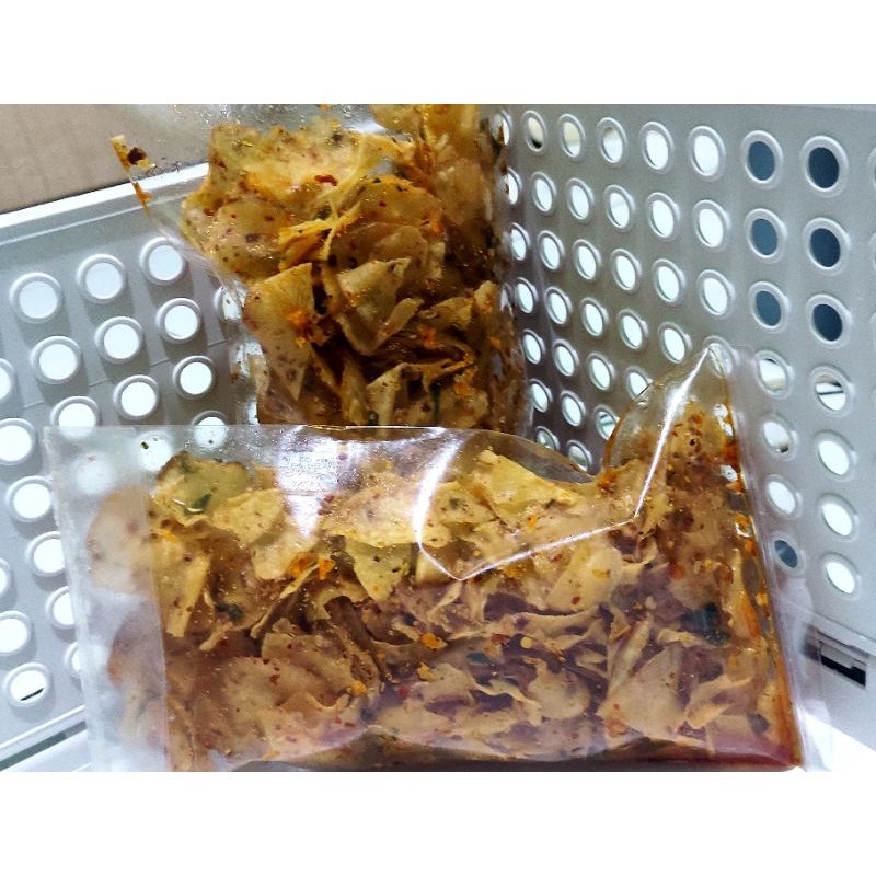 

Keripik Singkong Daun Jeruk | Keripik Kaca