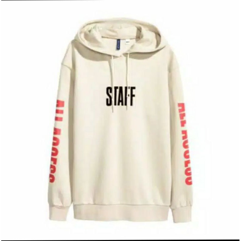 Hoodie staff cream
