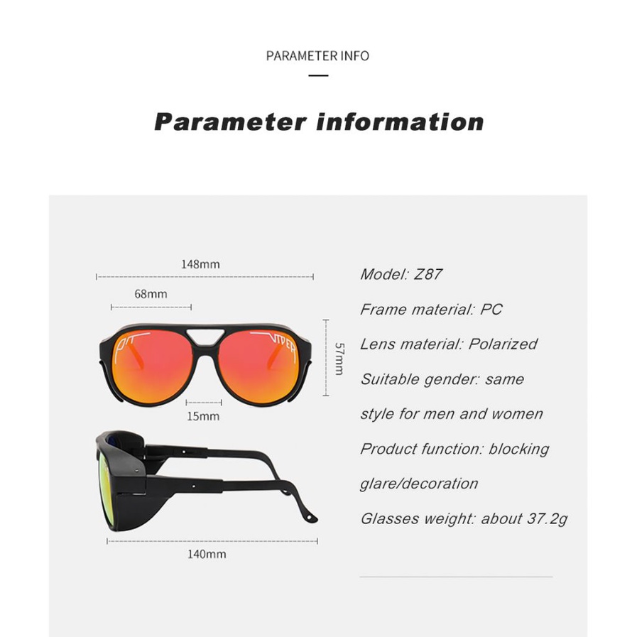 2022 Kacamata Hitam Polarized Uv400 Dengan Tas Untuk Pria Dan Wanita