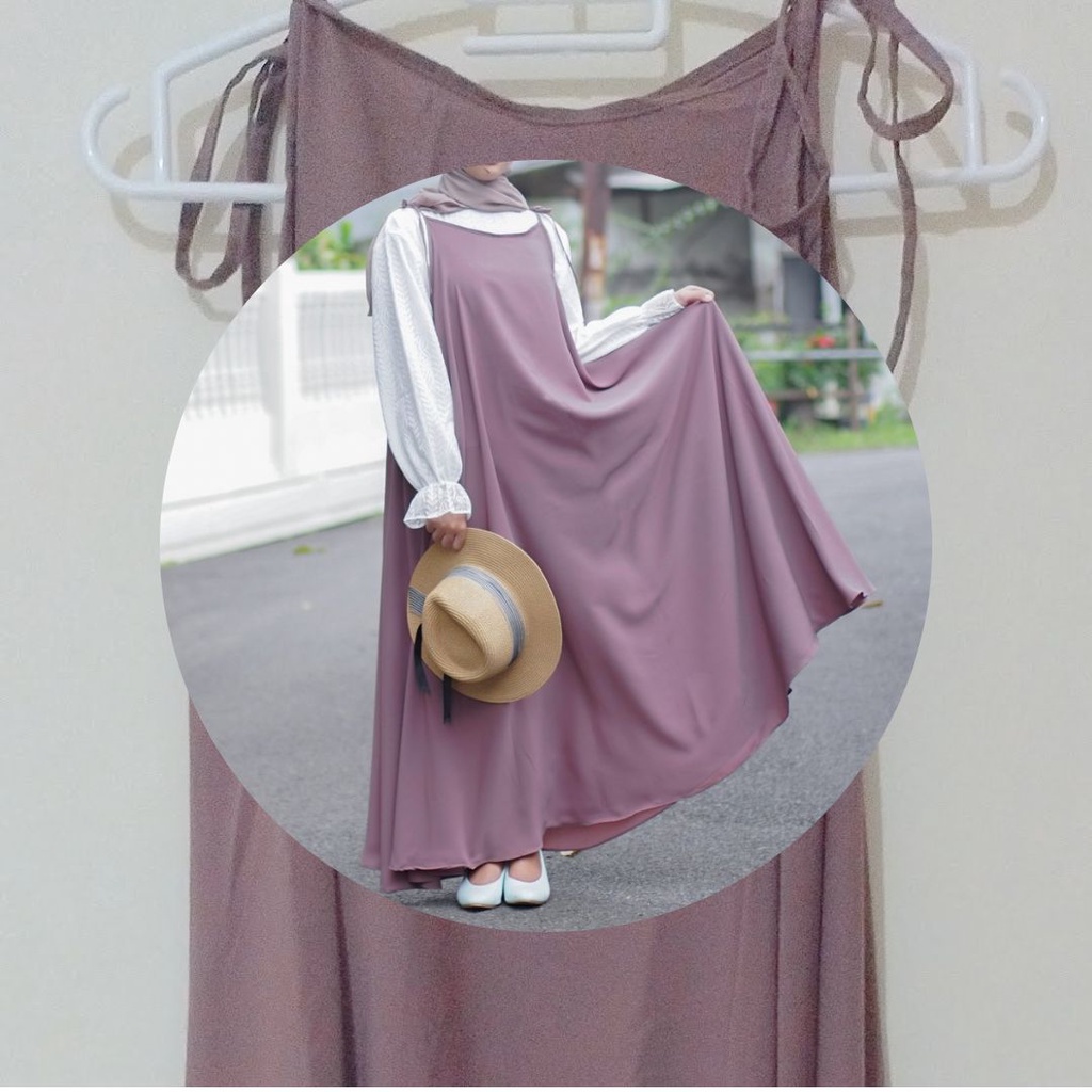 PRELOVED Overall Slip Circle Dress by HaraSkirt