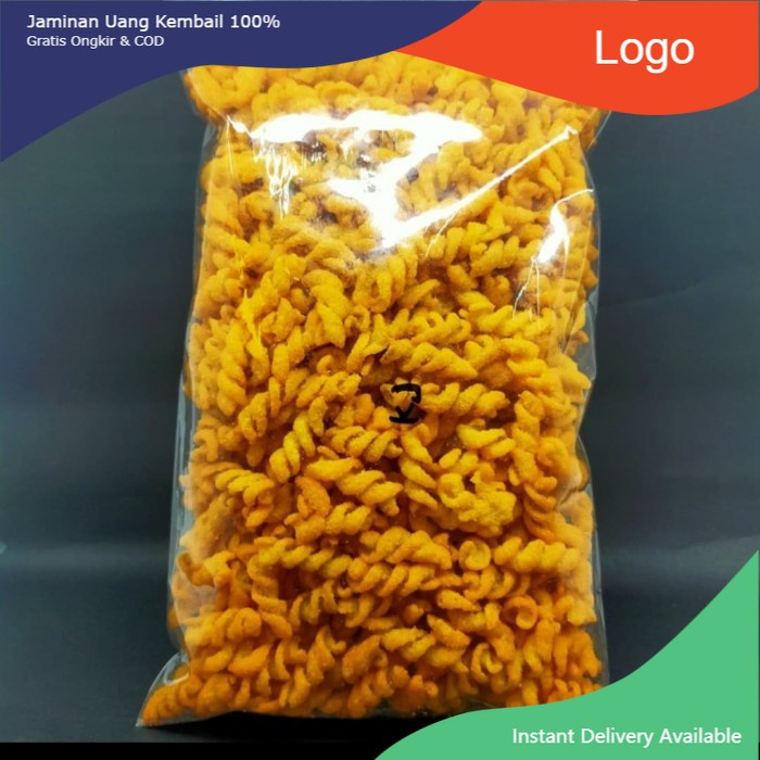 

MAKANAN RINGAN SNACKS MAKARONI SPIRAL/MACARONI SPIRAL / MAKARONI/MACARONI/RASA KEJU 250 GR