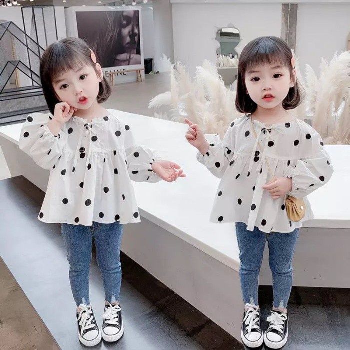 Baju anak Cewek Blouse Anak Perempuan Usia umur 3 4 5 Tahun Kekinian Terlaris Atasan Anak Perempuan 