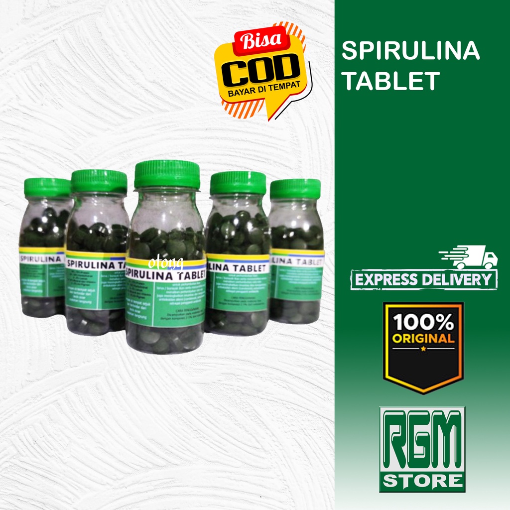 SPIRULINA TABLET pakan ikan hias louhan cupang koi guppy murah