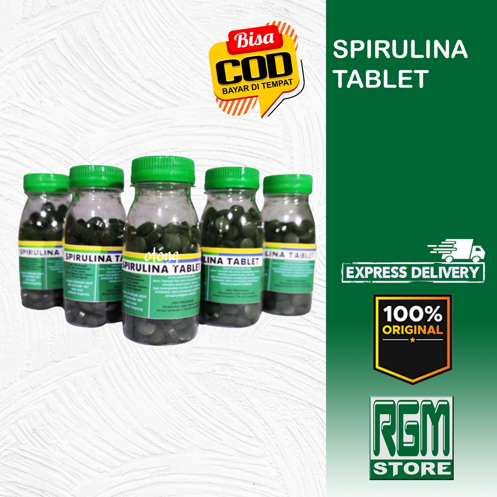 SPIRULINA TABLET pakan ikan hias louhan cupang koi guppy murah