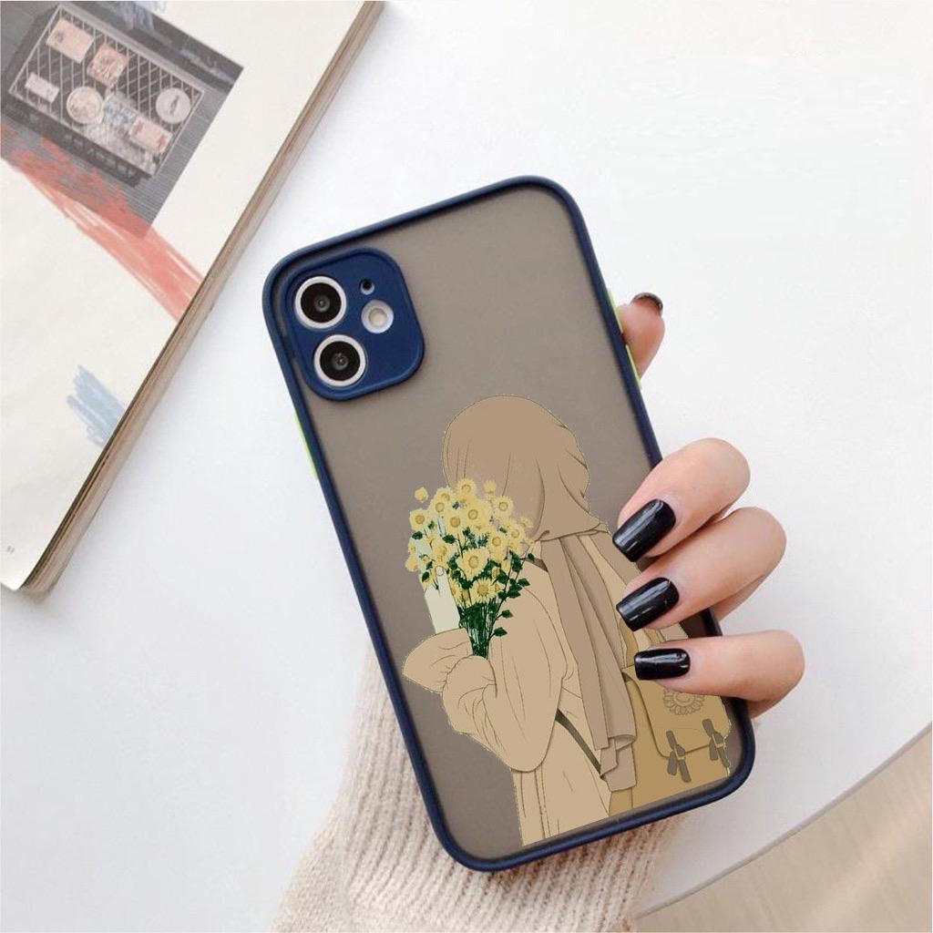 AA07 Softcase Casing Hijab Jilbab for Iphone 6 6s 6+ 6s+ 7 8 7+ 8+ X Xr Xs Max 11 Pro Max 12 13 14 Pro Max