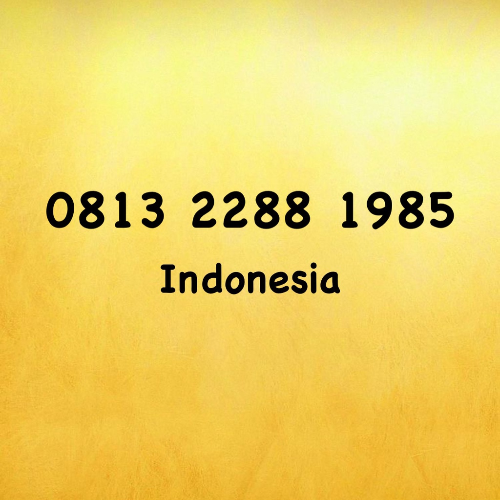 Nomor Cantik Simpati Seri Tahun - 85 - 0813 2288 1985
