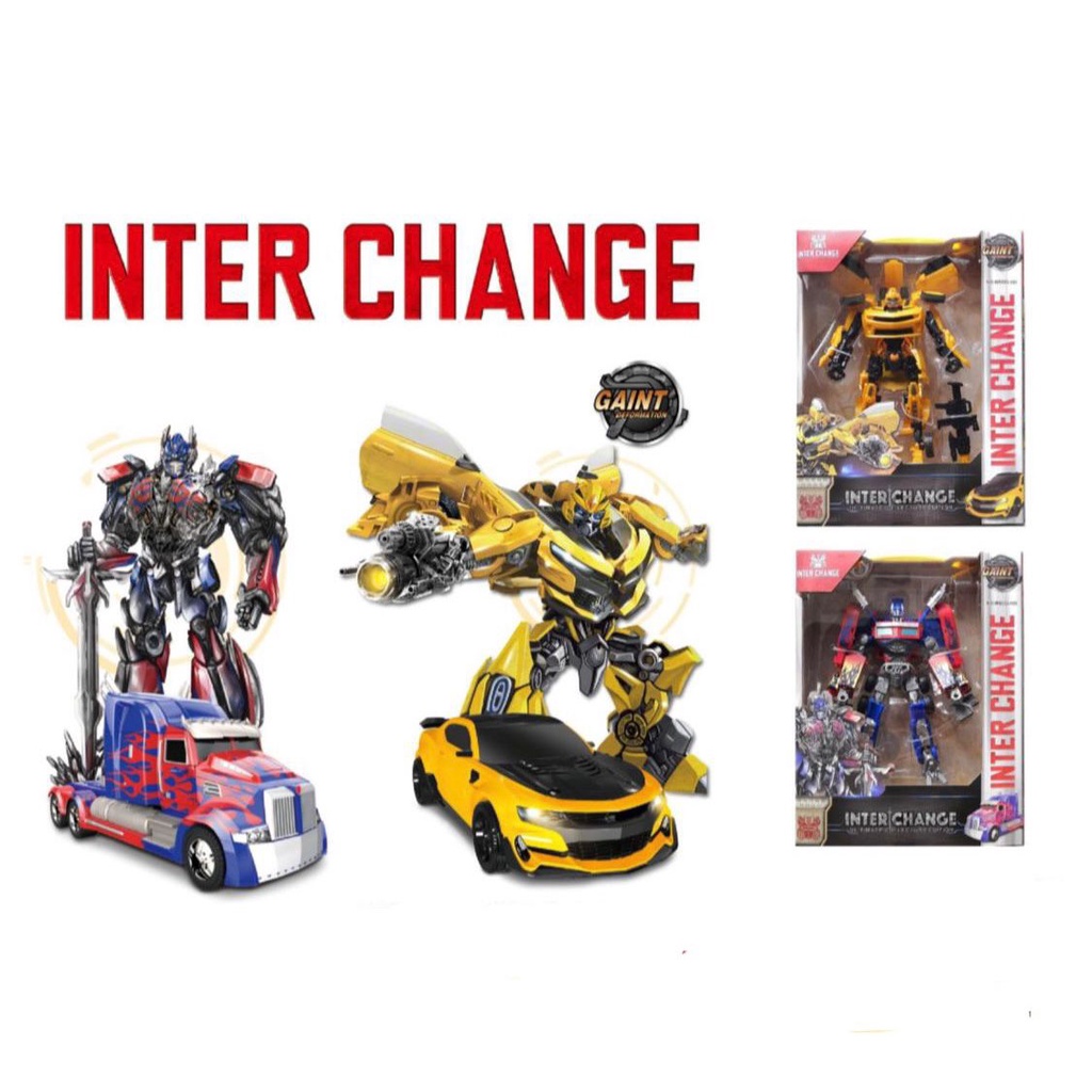 Mainan Action Figure Transformers The Reformers Optimus Prime Bumblebee