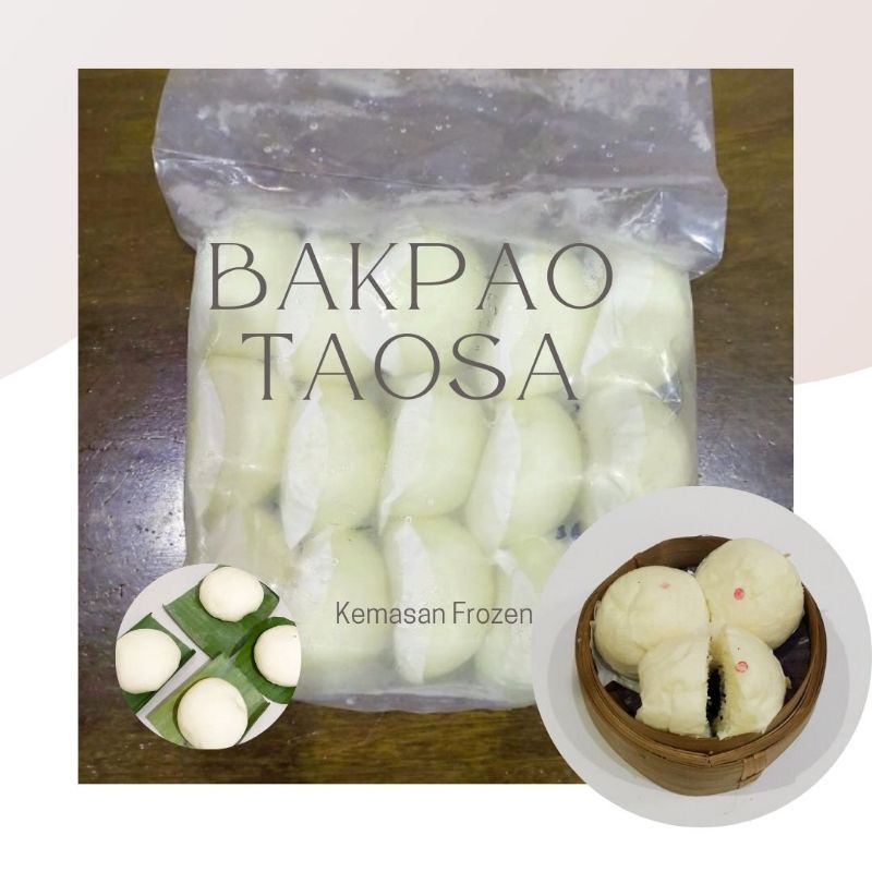 

Frozen Bakpao Taosa isi 15 pcs