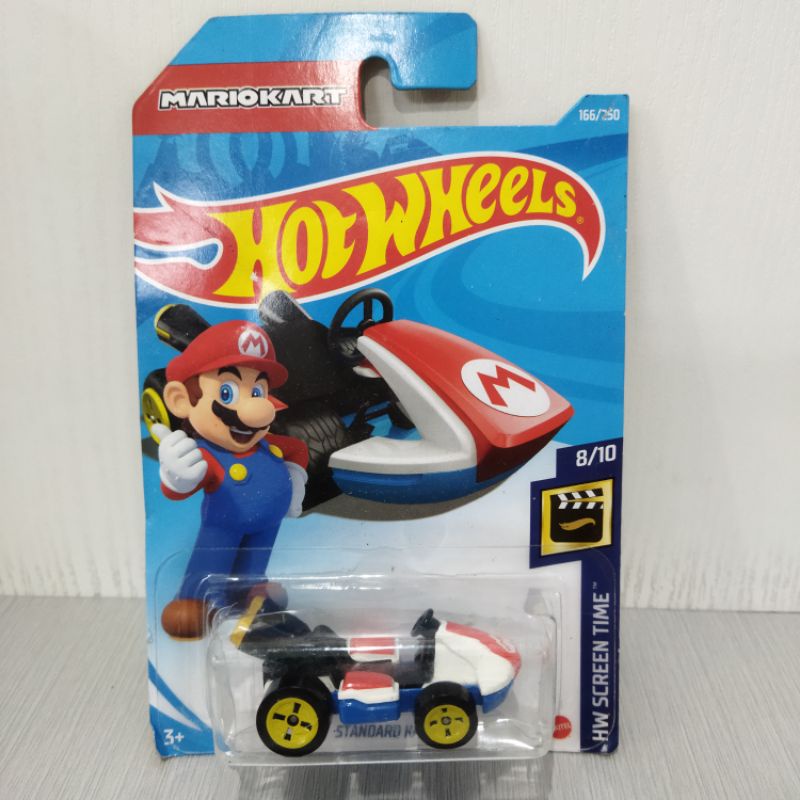 ori original mattel hotwheels hw hot wheels standard mario kart mariokart screen time die cast diecast mainan anak mobil mobilan metal car cars toy toys boy boys hadiah kado ultah koleksi collection