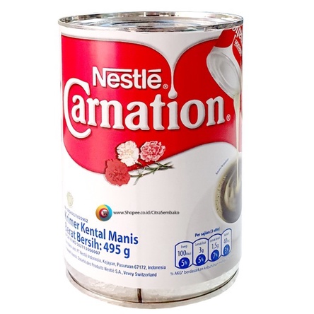 

SUSU KENTAL MANIS / CARNATION NESTLE 495GR / DAIRY CHAMP