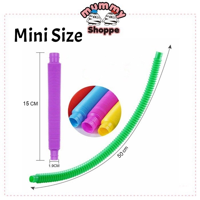 Pop Tubes / Pop Tube / mainan edukasi fidget Pop Tubes Sensory Toys / poptube / poptubes