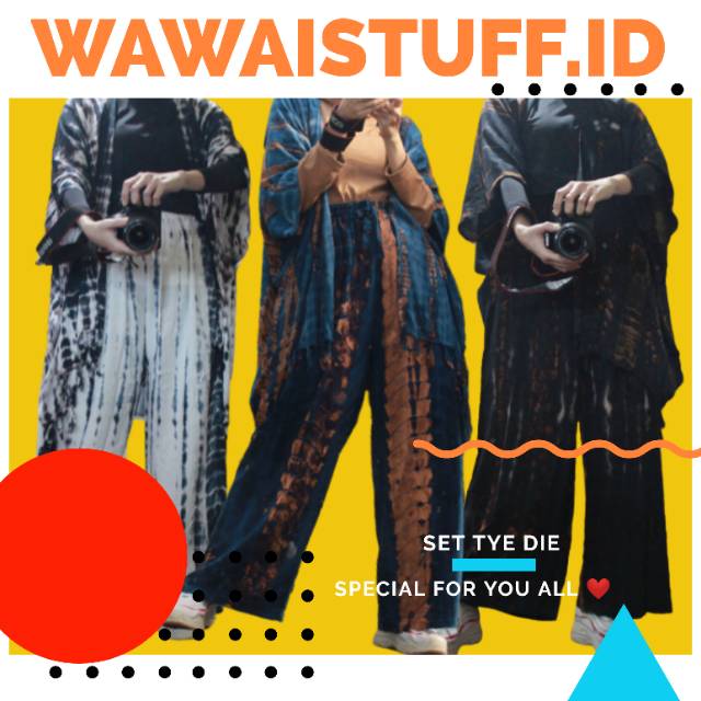 

wawaistuff.id's one set tye die ing