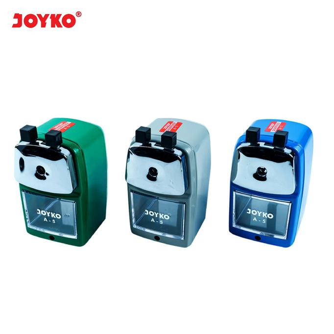 

Cuci Gudang Awal Tahun Sharpener / Rautan / Serutan Putar Joyko A-5 Diskon