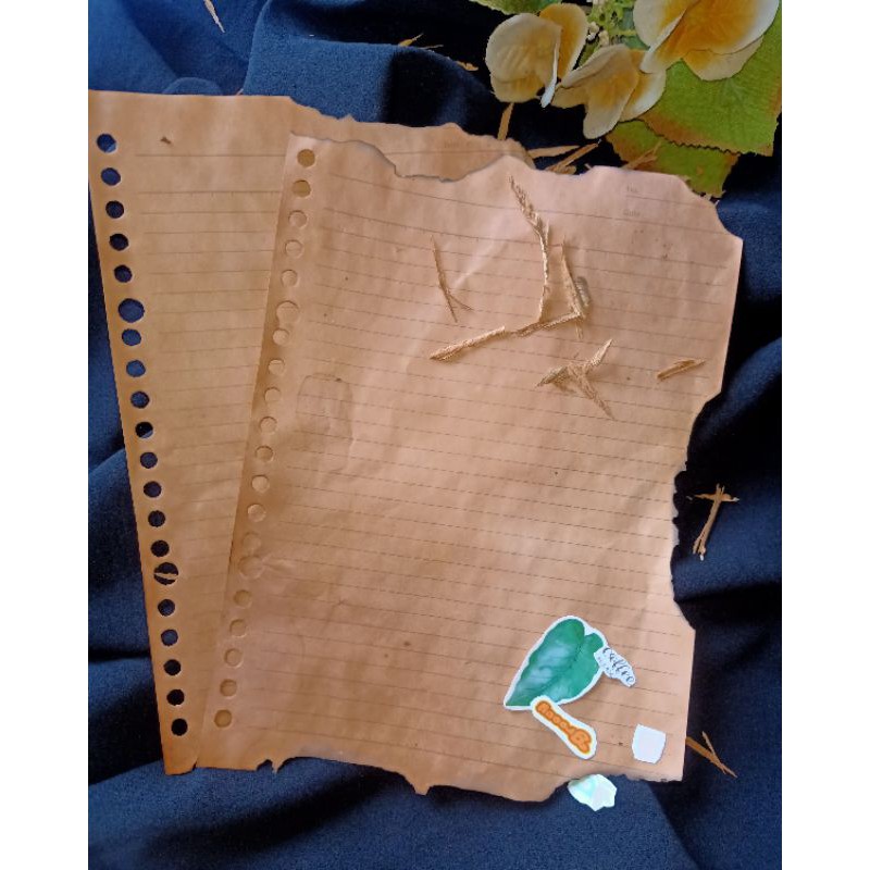 kertas vintage Aesthetic A5/ kertas coklat