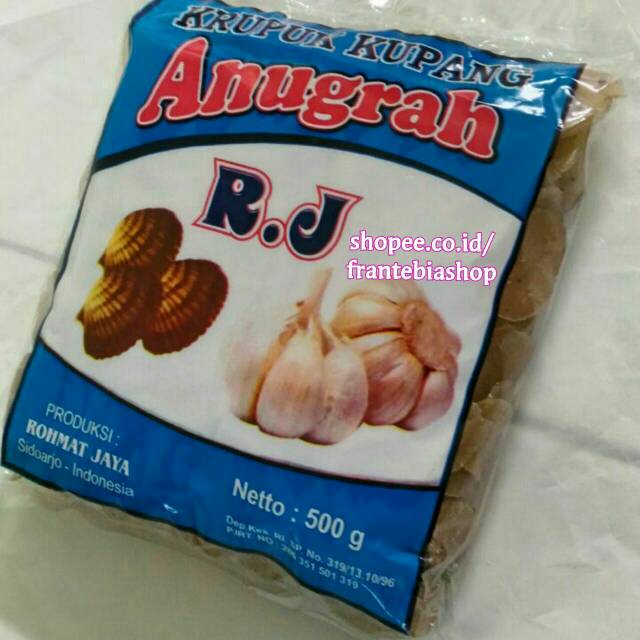 

Oleh-oleh Hampers Kerupuk Krupuk Kupang RJ Anugrah Mentah Khas Sidoarjo Surabaya