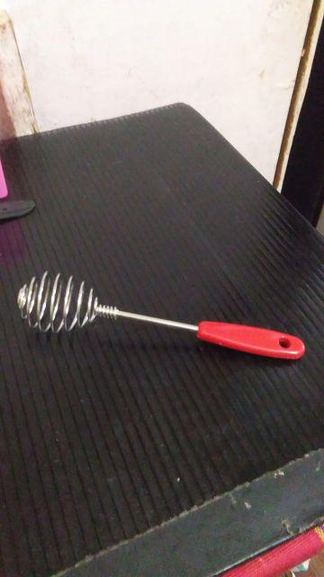 Whisk Kecil Gagang Merah P17cm /kocokan