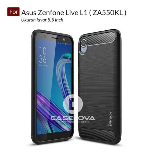 SOFTCASE ZENFONE LIVE L1 L2 - SLIM FIT CARBON ASUS ZENFONE LIVE L1 L2