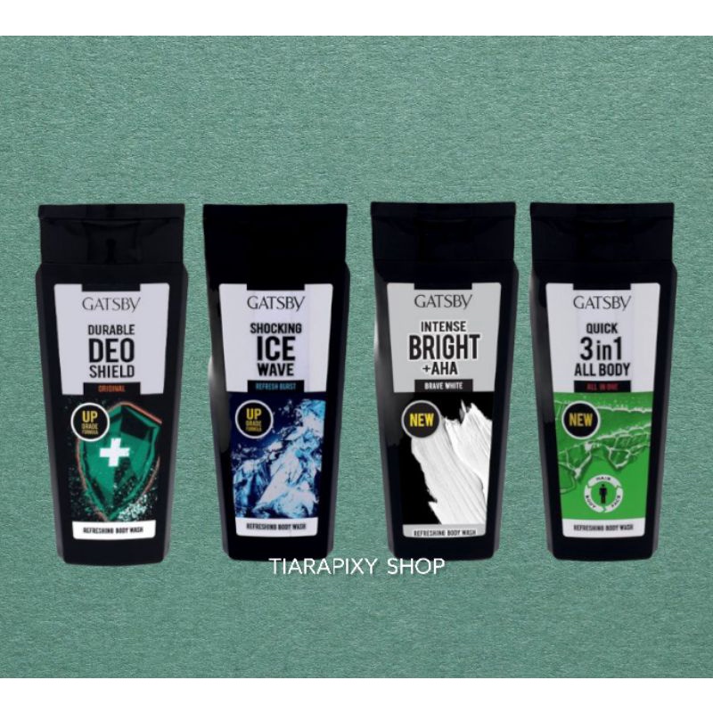 Gatsby Refreshing Body Wash Botol 250ml - Gatsby Shower Gel