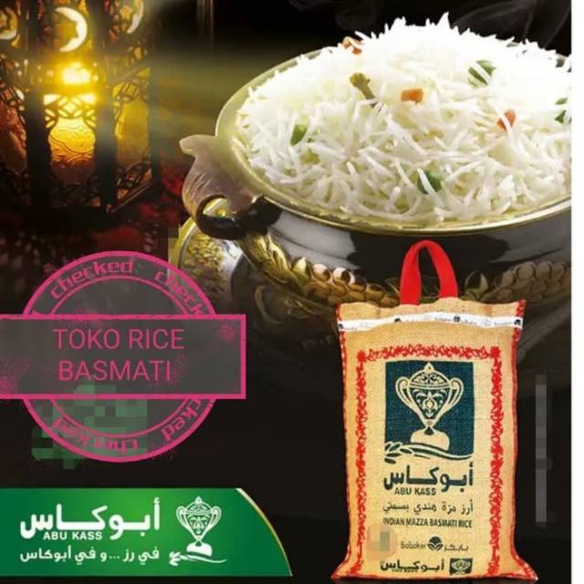 

Beras basmati abu kass asli dari arab Saudi 250 gram EXP 2027
