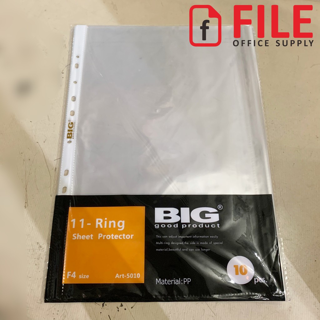 

Sheet Protector / PP Pocket / Plastik Binder Ordner F4 BIG (10 pcs)