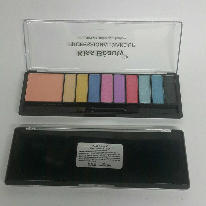 EYESHADOW KISSBEAUTY 1 BLUHER&amp;9COLOR NO 1