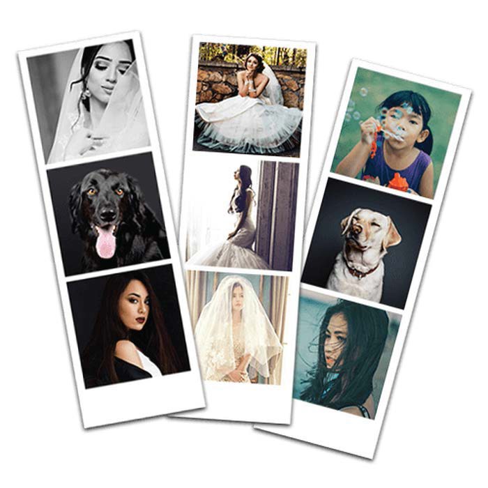 CETAK FOTO POLAROID STRIP