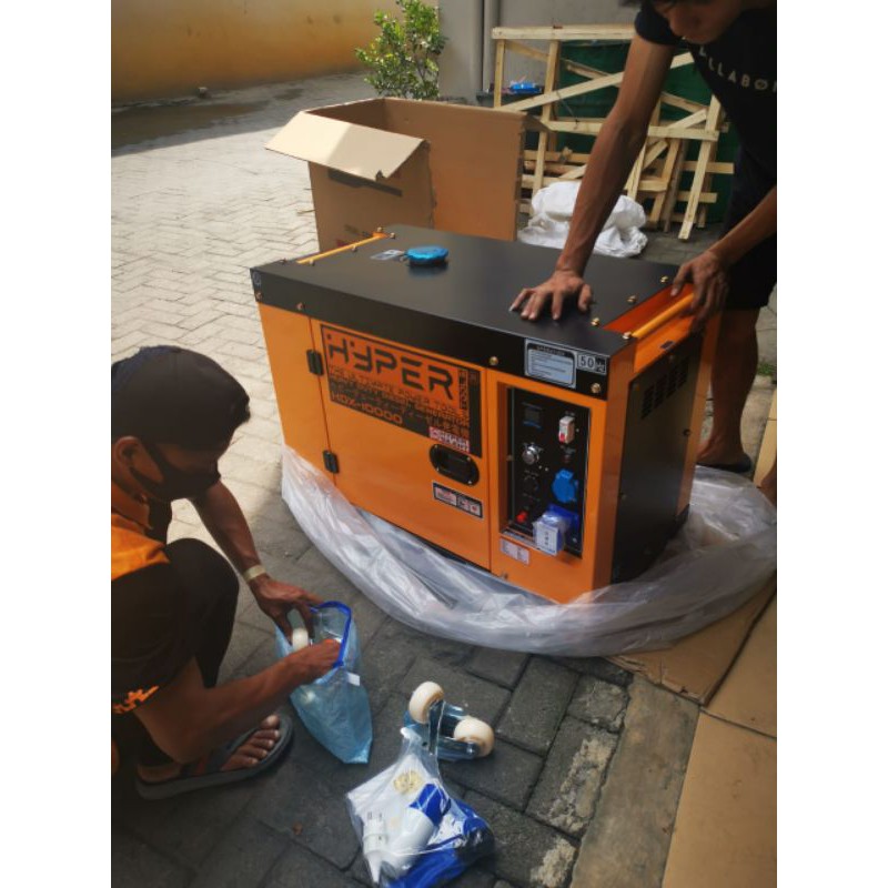 HDX 10000 GENSET GENERATOR SILENT SOLAR 7000 WATT 7 KVA HYPER