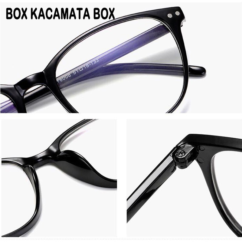 Kacamata FRAME+LENSA minus Anti radiasi Blueray photocromic Tr90 pria dan wanita FA6008