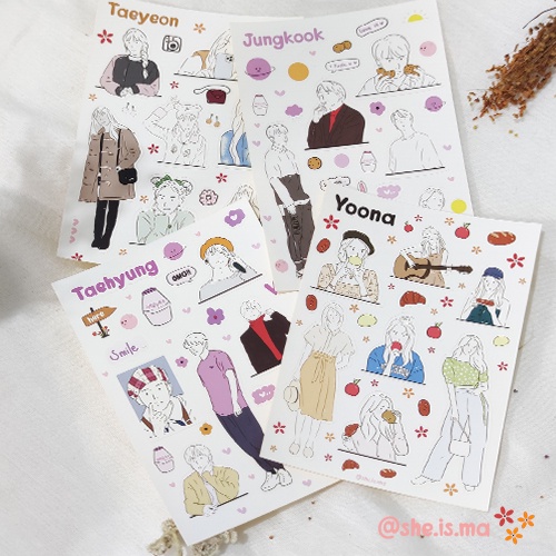

she is ma #FanArt - Sticker Sheet
