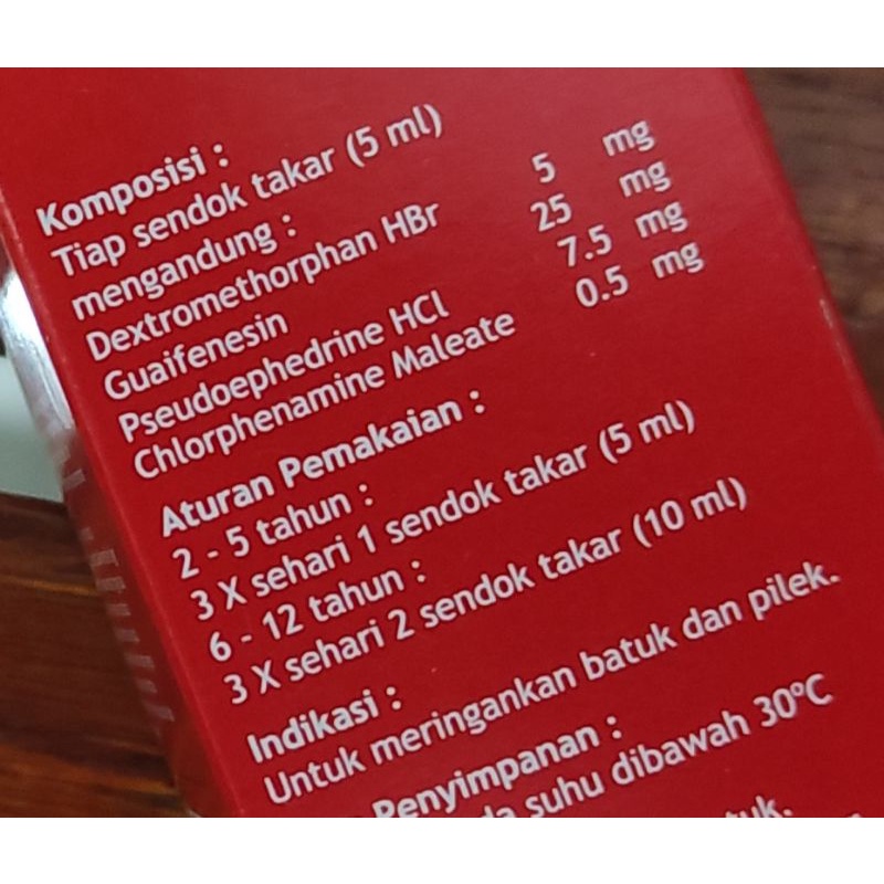 AnaKonidin Sirup 30-60 ML  Meredakan batuk dan pilek pada anak