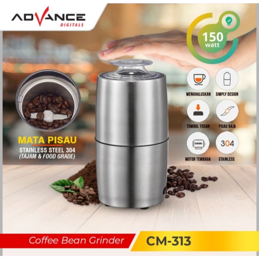 Coffee Bean Grinder Advance CM-313 Alat penggiling biji Kopi
