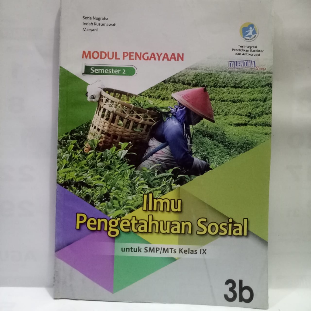 [Buku LKS] IPS Ilmu Pengetahuan Sosial 3b untuk SMP/MTs kelas 9 Semester 2 K13 Edisi Terbaru